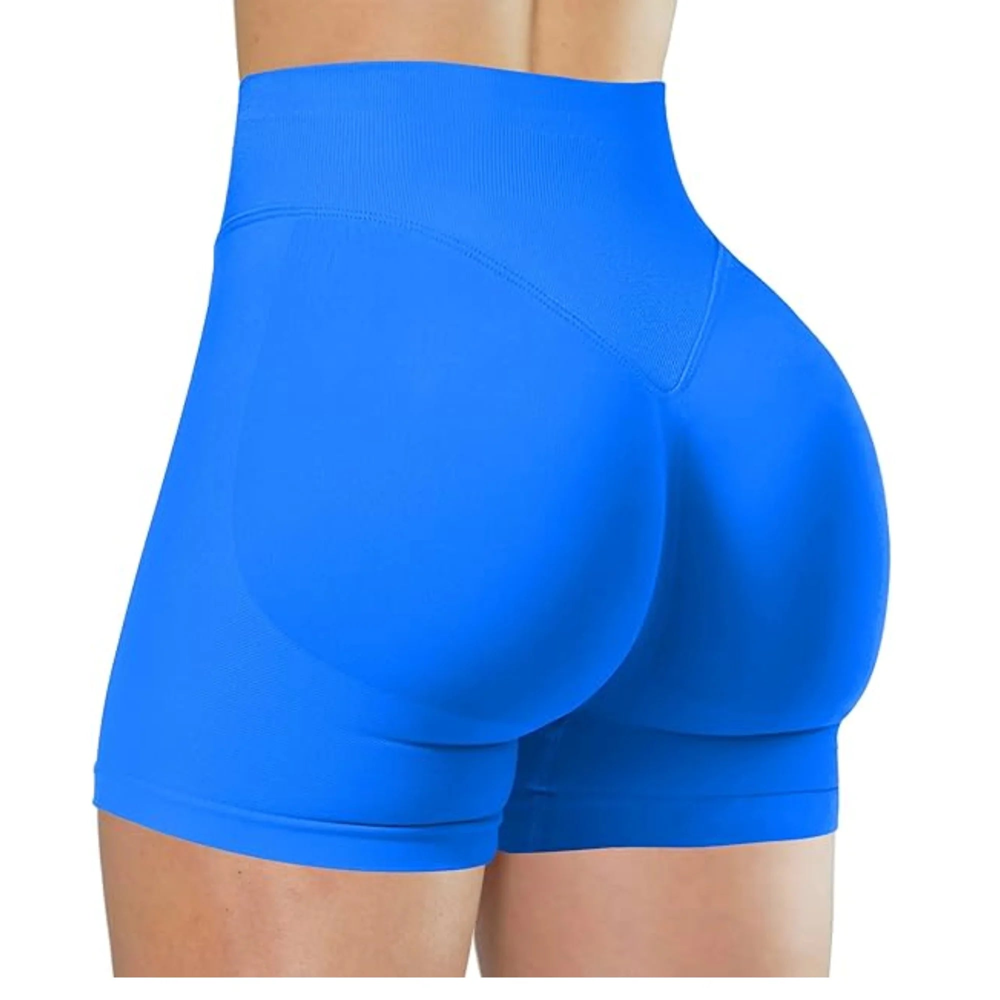 High-Waisted Yoga Shorts – Summer Fitness & Running Shorts