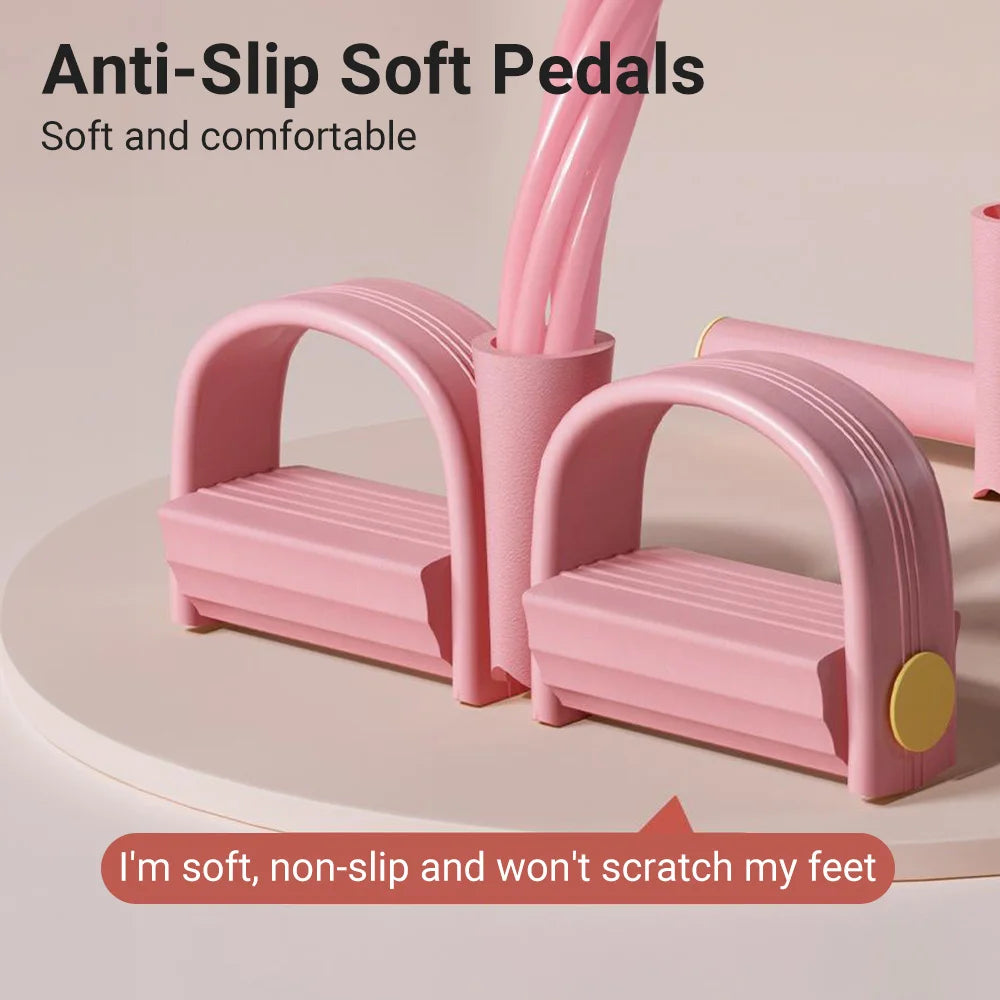 6-Tube Resistance Band with Pedal Puller