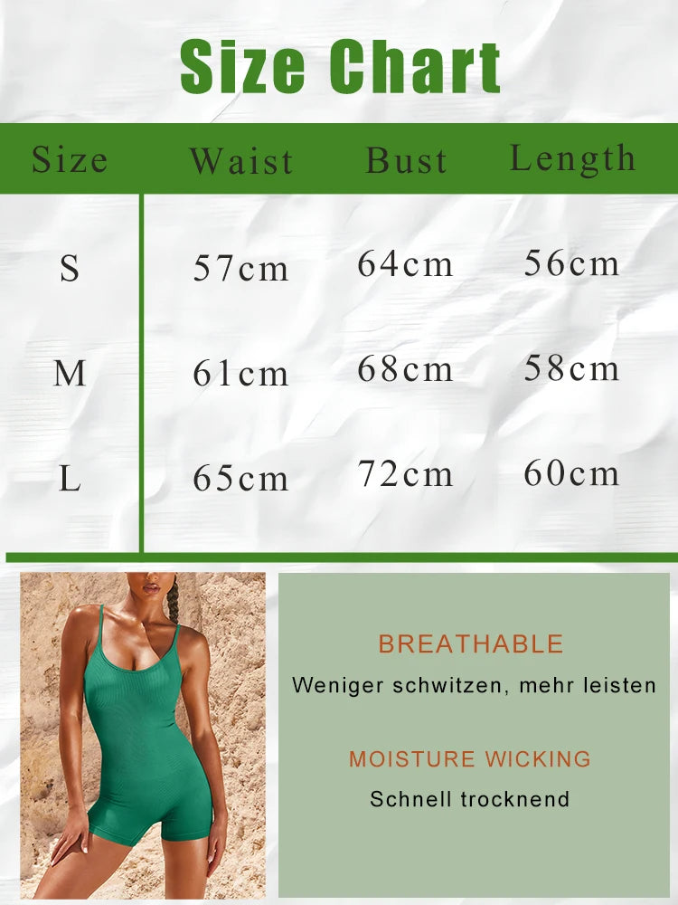 Women’s Seamless High-Waist Yoga Jumpsuit