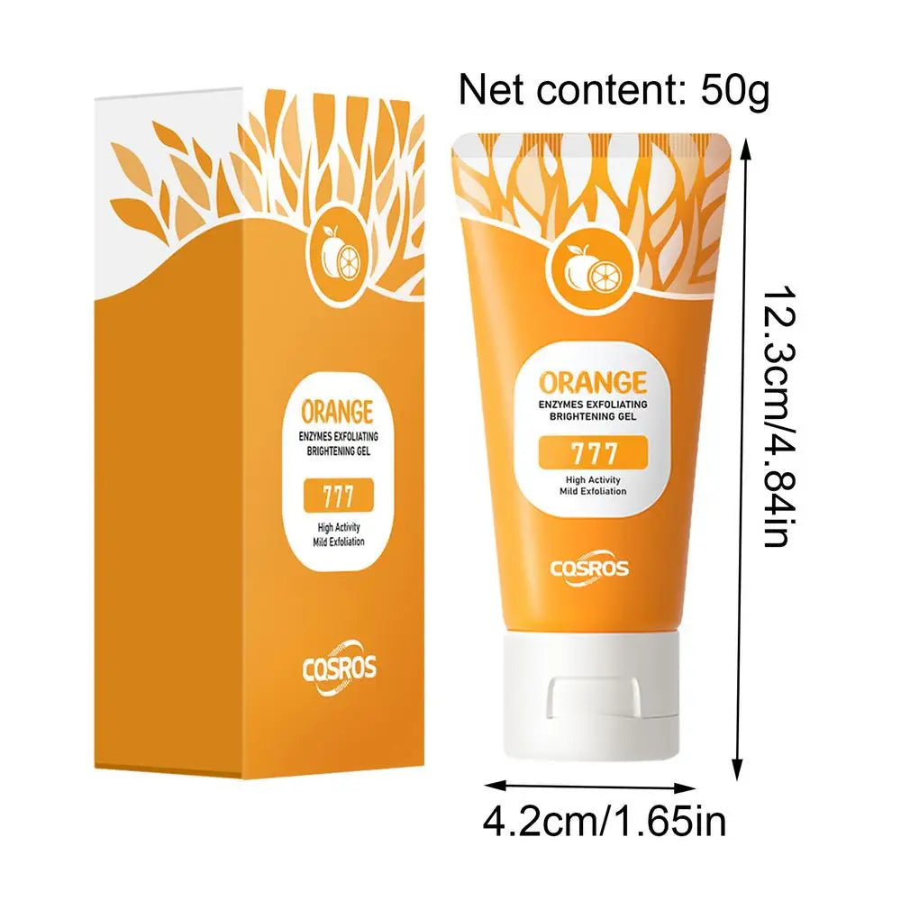 Orange Exfoliating Gel 50g – Gentle Facial & Body Scrub