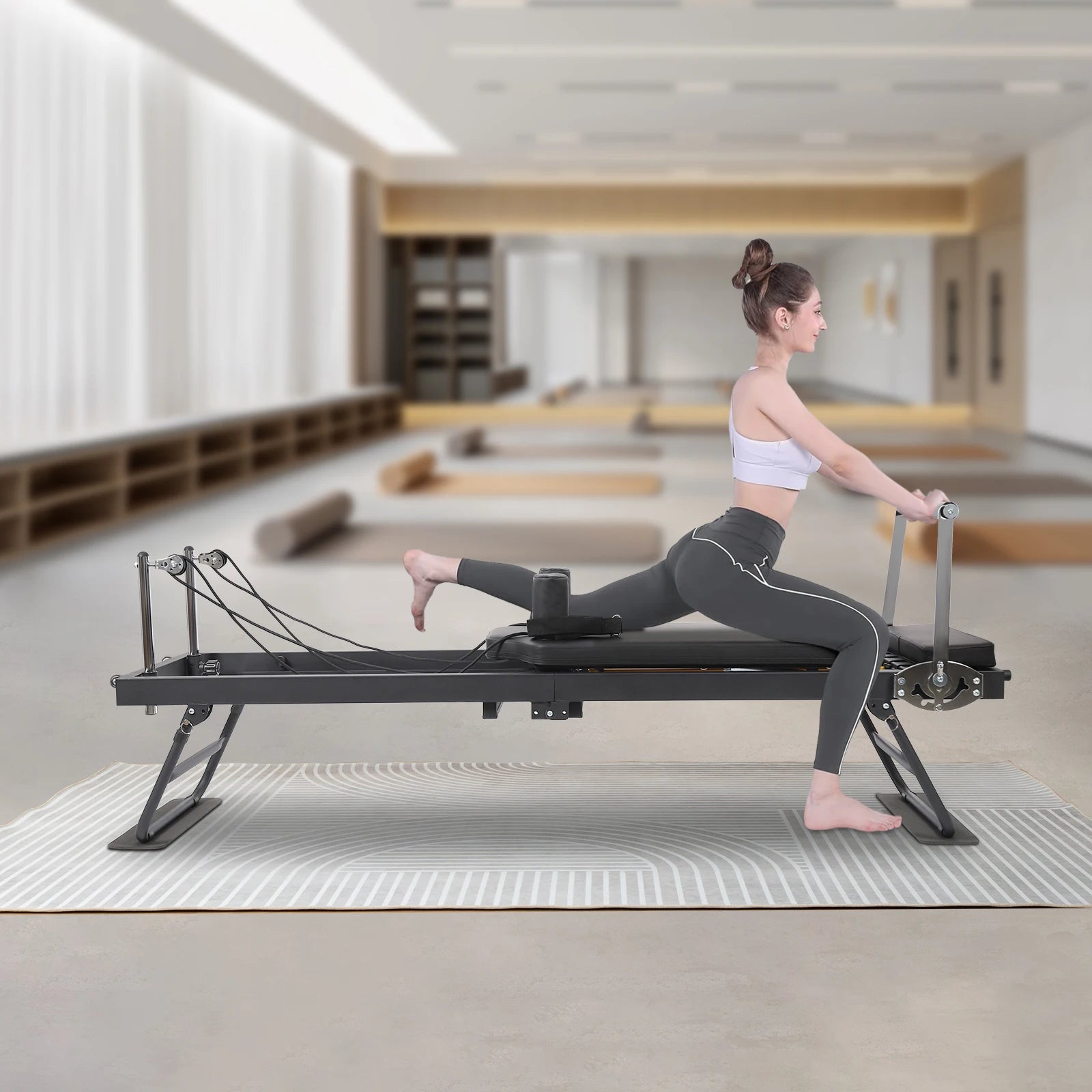 Foldable Steel Pilates Reformer Machine