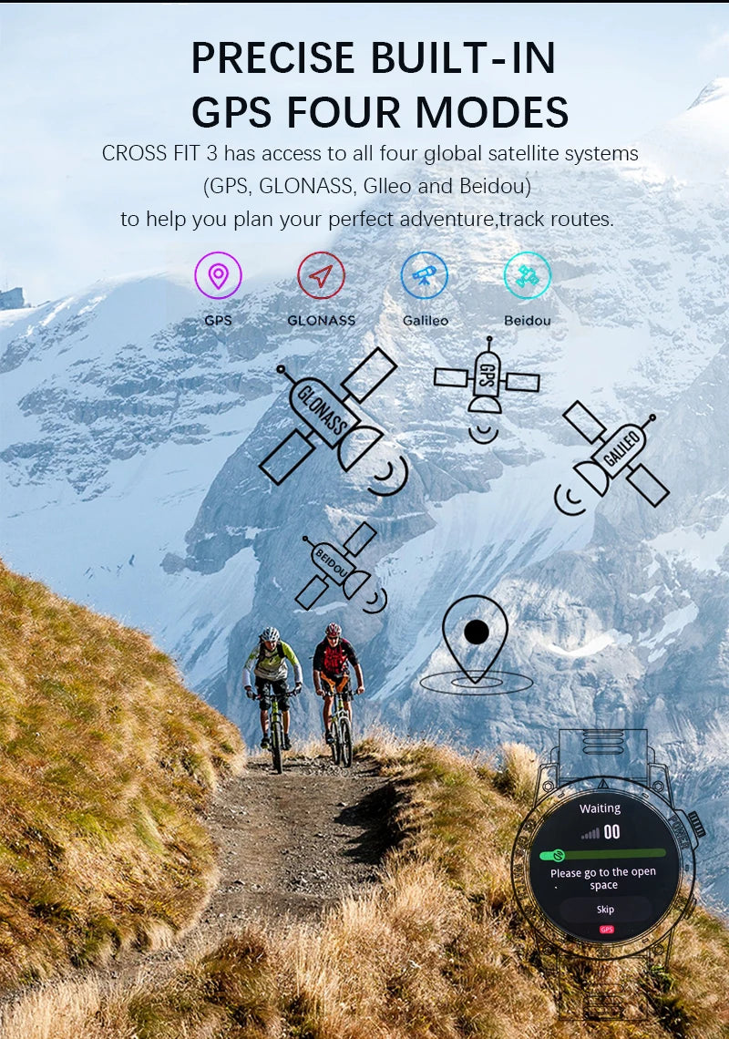 NORTH EDGE 2025 GPS Smart Watch for Men