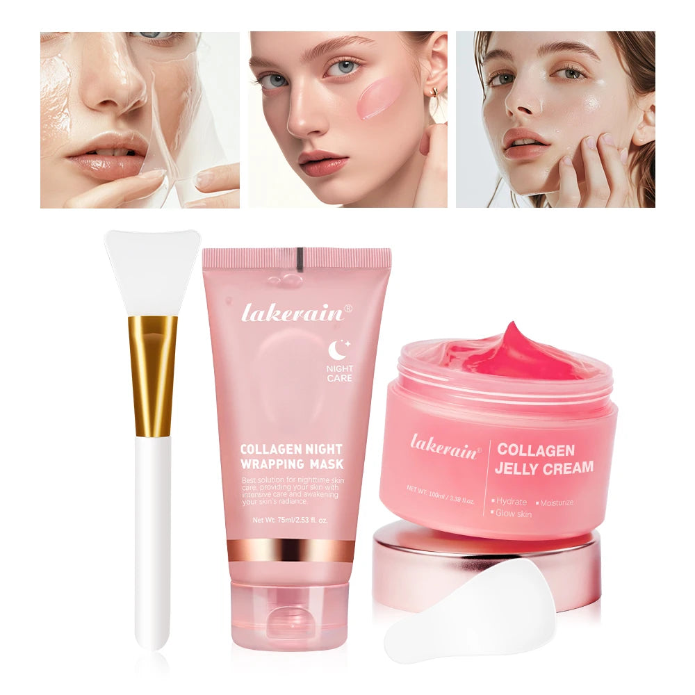 Collagen Jelly Cream – Hydrolyzed Collagen Overnight Facial Mask