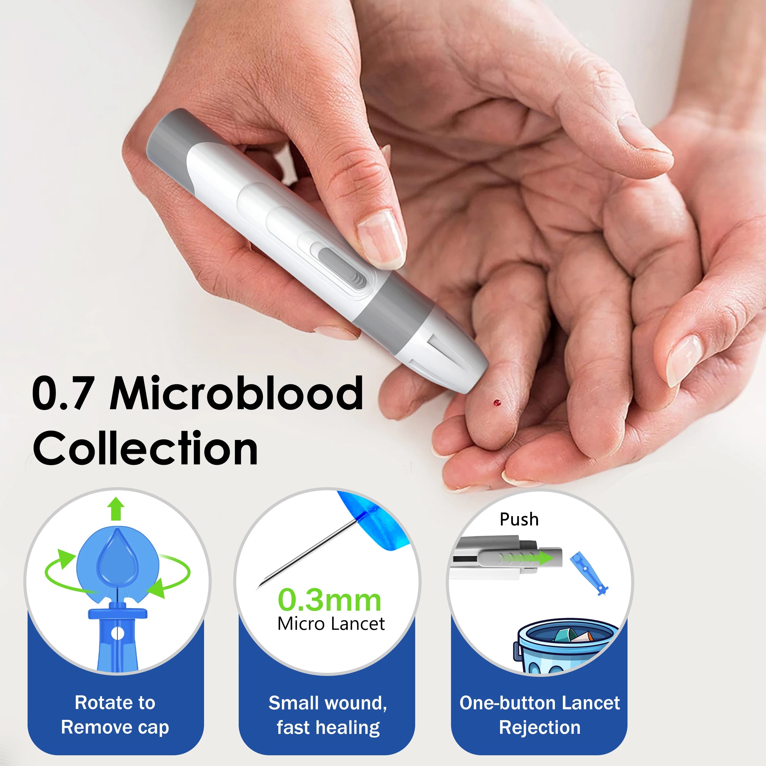 Linksun Blood Glucose Meter G-425-2 50/100 Test Strips