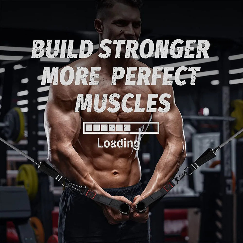 Tricep Pull Down Rope – Cable Machine Attachment