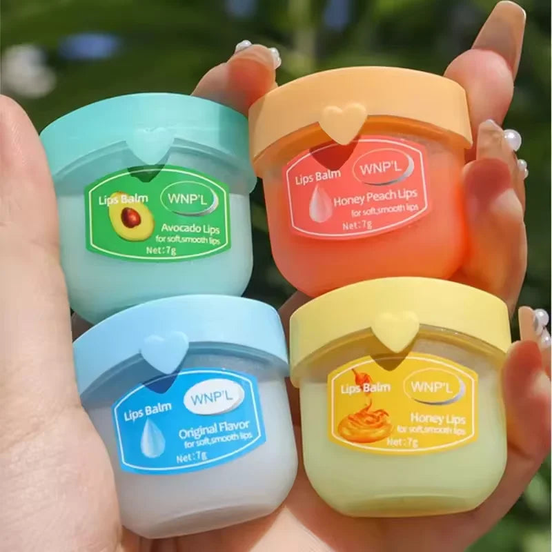 4/6/8pcs Natural Moisturizing Lip Balm Set – Anti-Cracking Lip Care