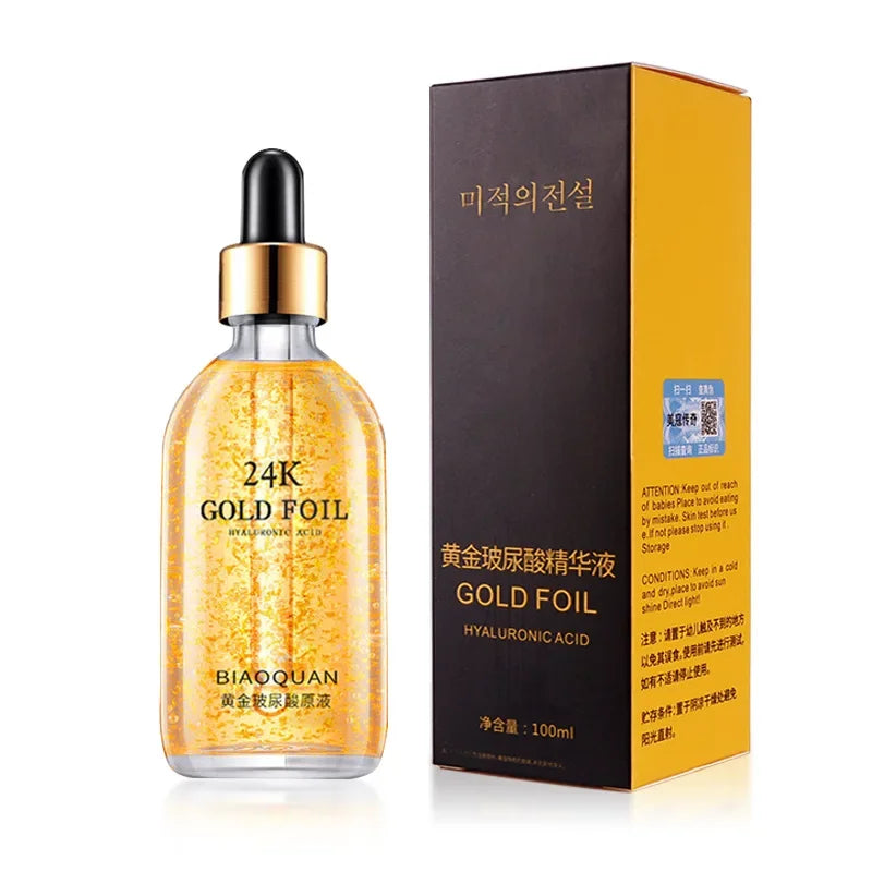24K Gold Face Serum with Hyaluronic Acid & Nicotinamide