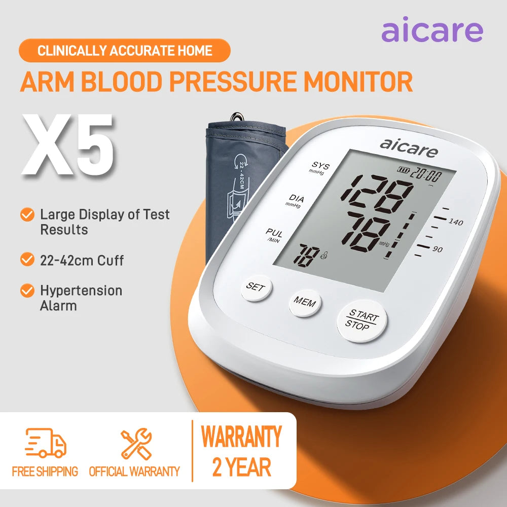 AICARE Upper Arm Blood Pressure Monitor
