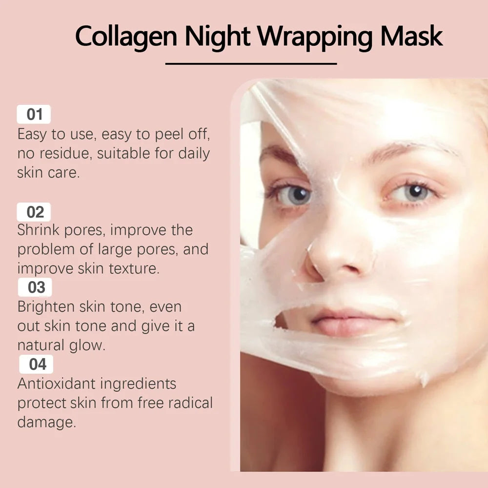 Collagen Overnight Wrapping Peel-Off Mask Set