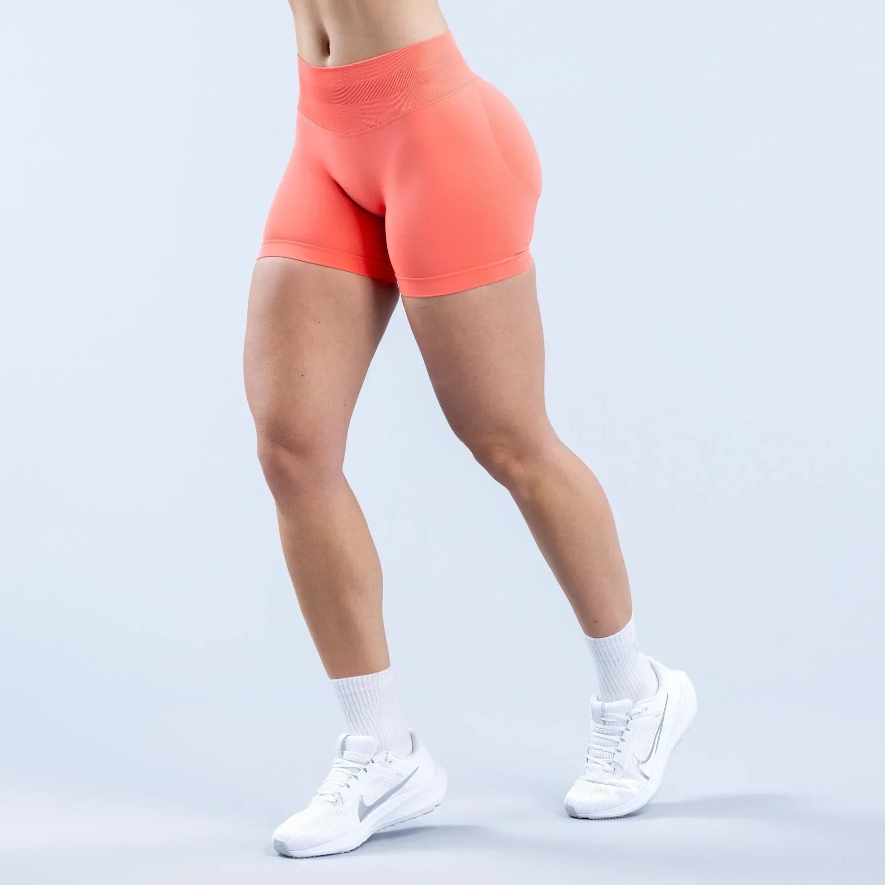 High-Waisted Yoga Shorts – Summer Fitness & Running Shorts