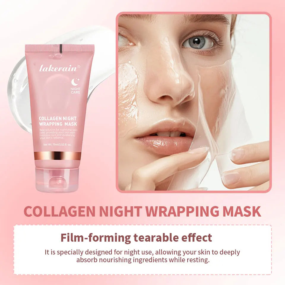 Collagen Jelly Cream – Hydrolyzed Collagen Overnight Facial Mask