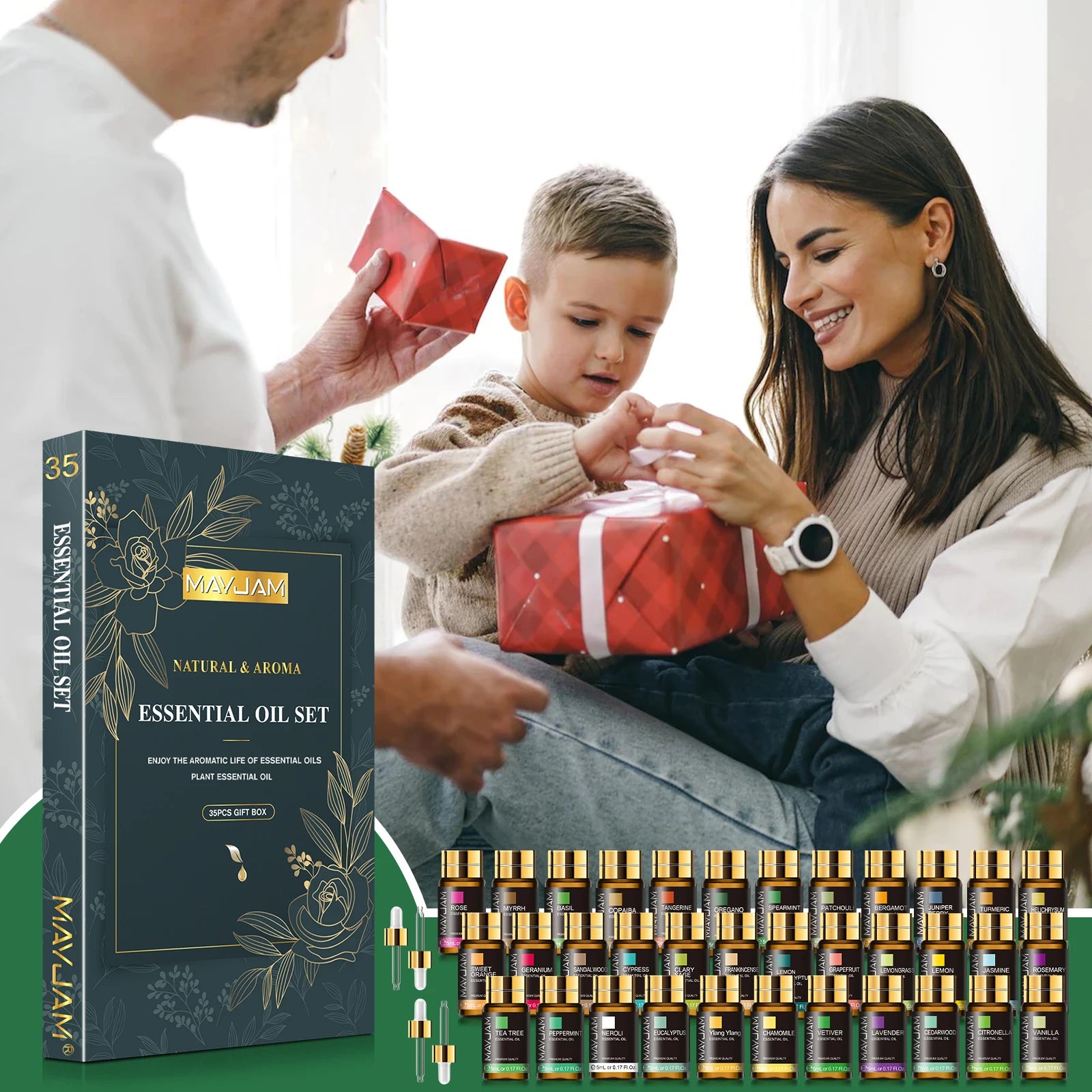 MAYJAM 35pcs Essential Oils Gift Set