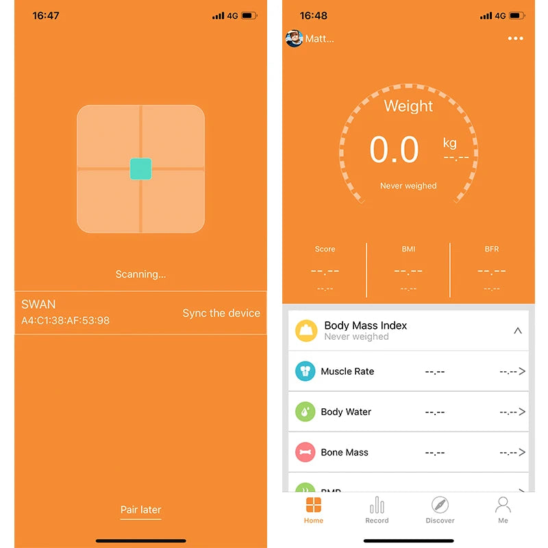 Bluetooth Body Fat Scale – Smart Digital Weight Scale with BMR Test