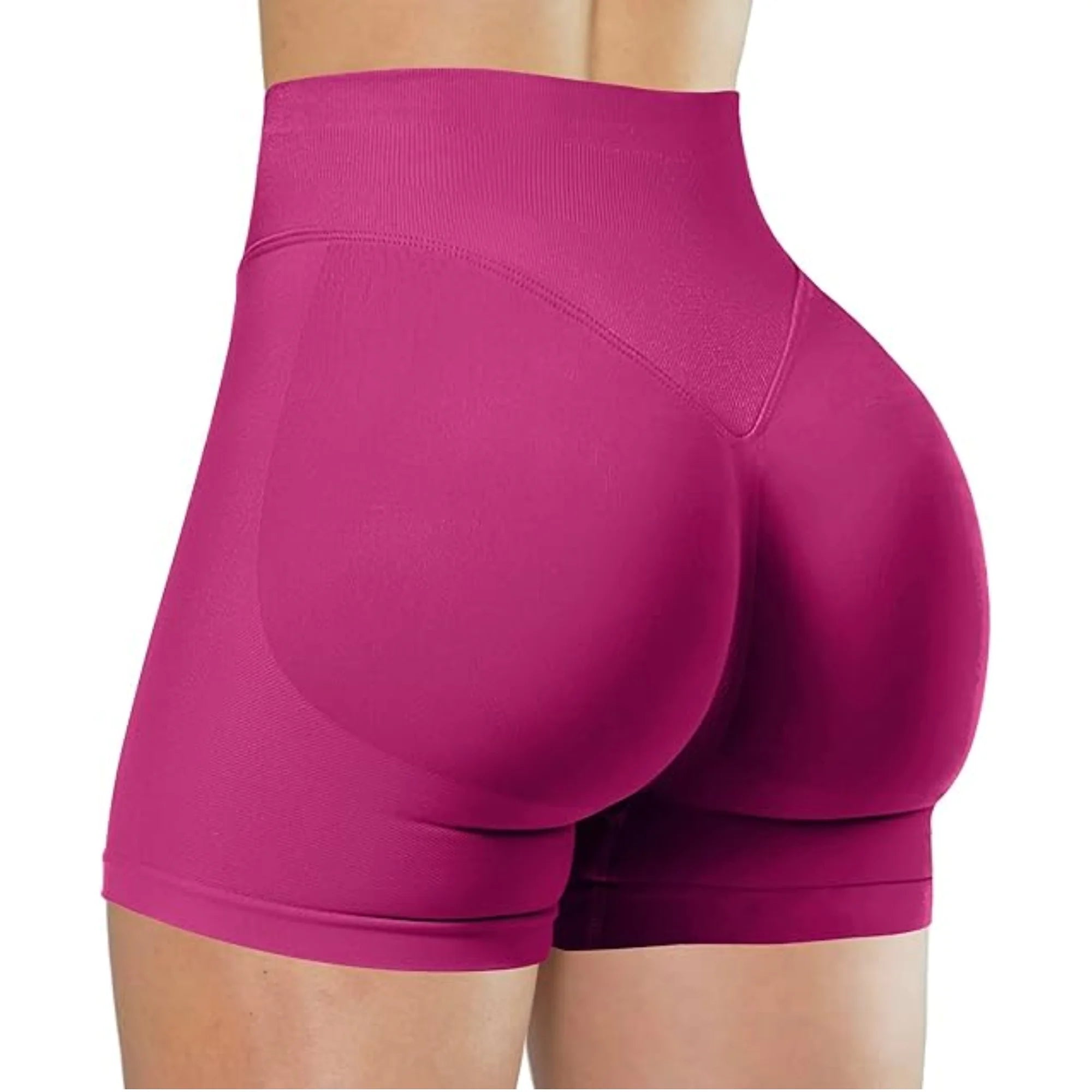 High-Waisted Yoga Shorts – Summer Fitness & Running Shorts