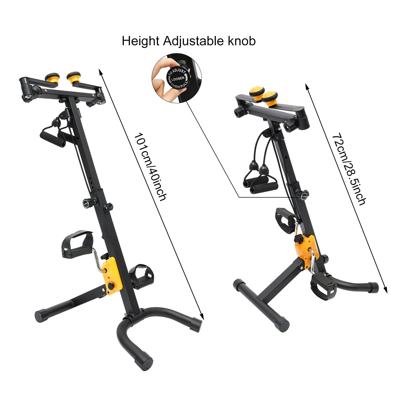 Foldable Pedal Exerciser Bike