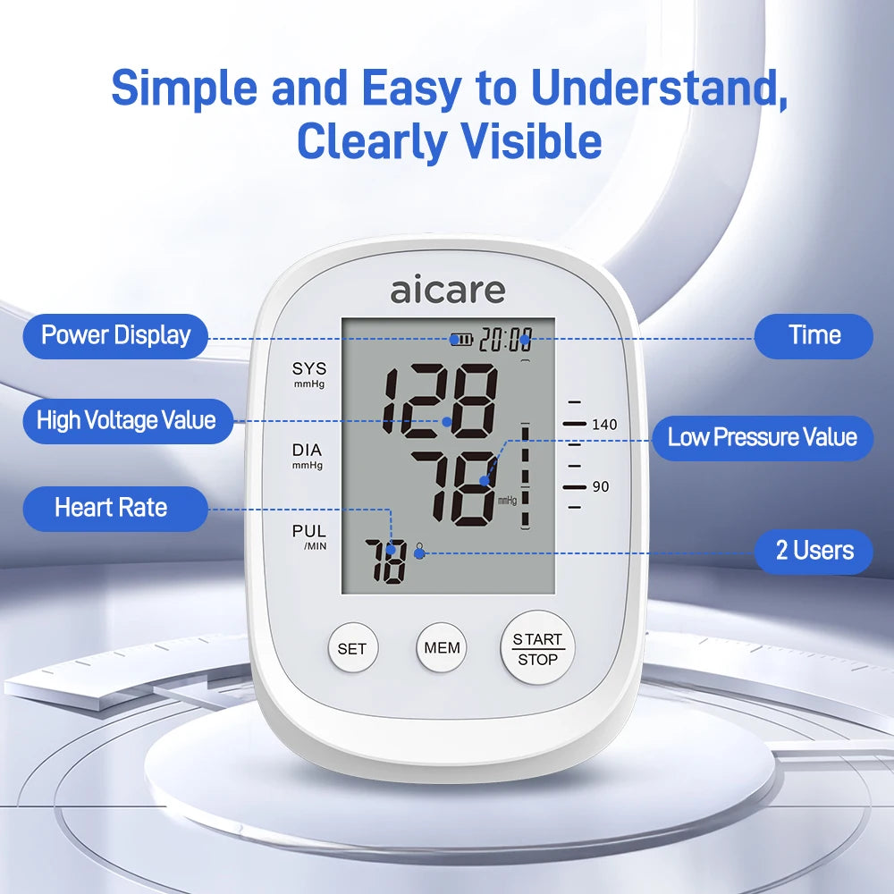 AICARE Upper Arm Blood Pressure Monitor