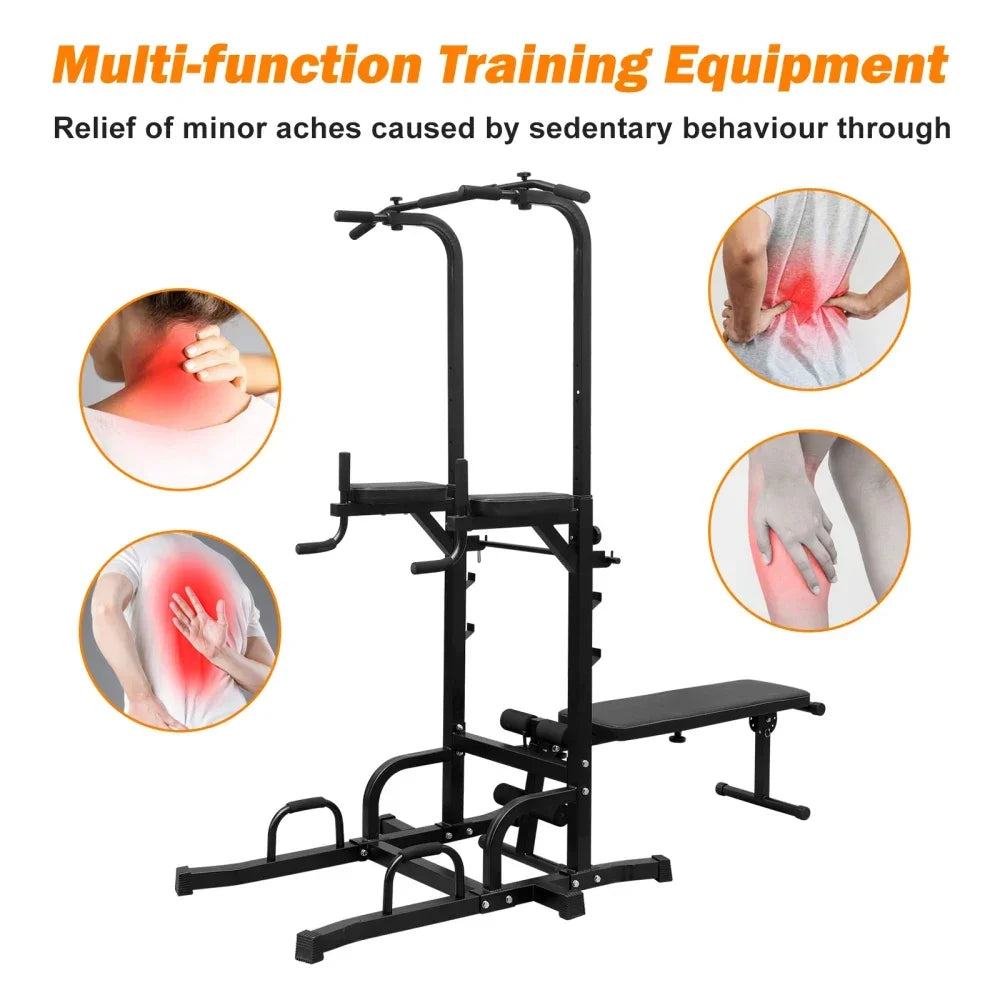Power Tower Multi-Function Fitness Training Equipment