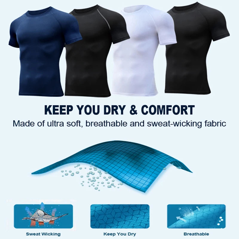 Men’s Print Compression Shirt
